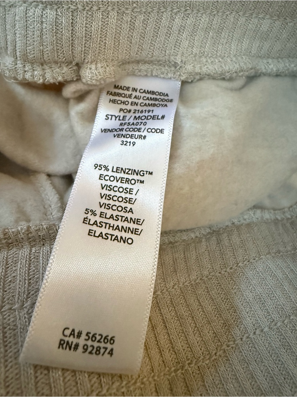 NWT Splendid Supersoft Trim Lounge Pants, Size XL - Picture 8 of 8
